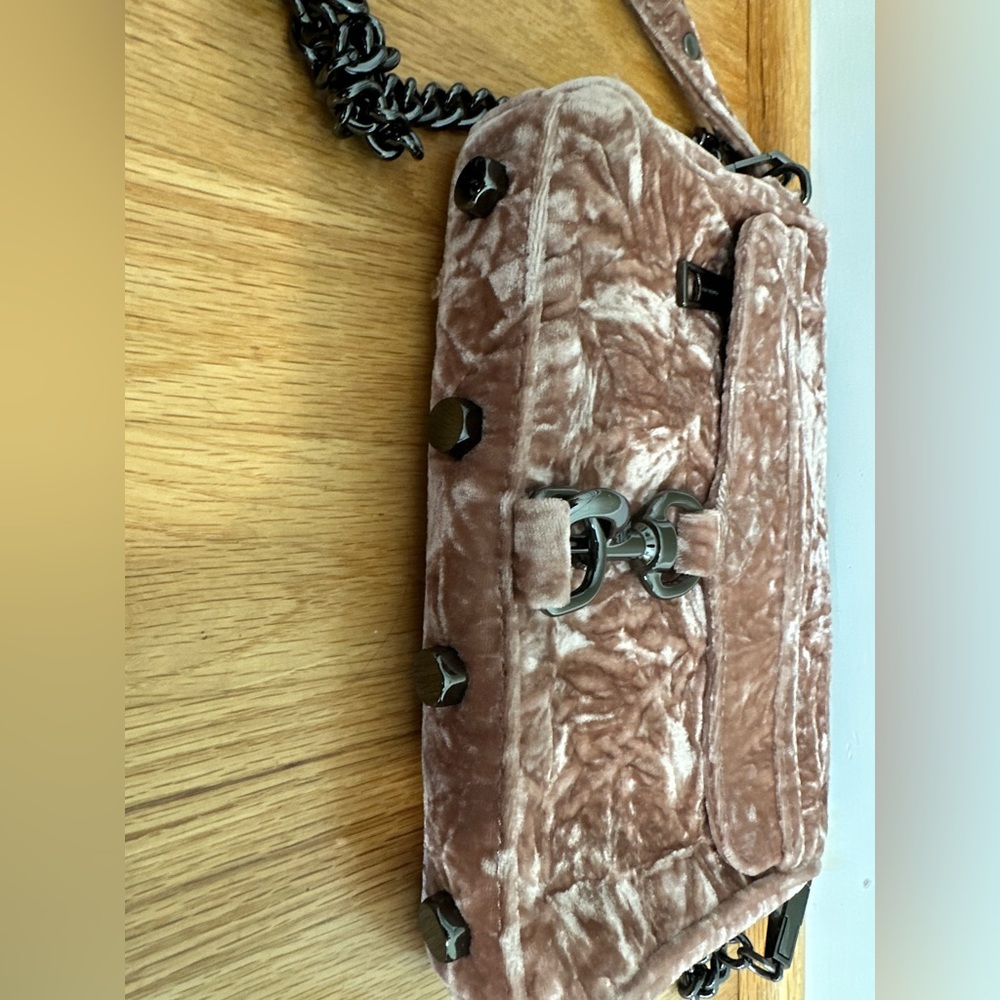 Rebecca Minkoff - Dusty Rose Velvet Purse - Picture 7 of 7